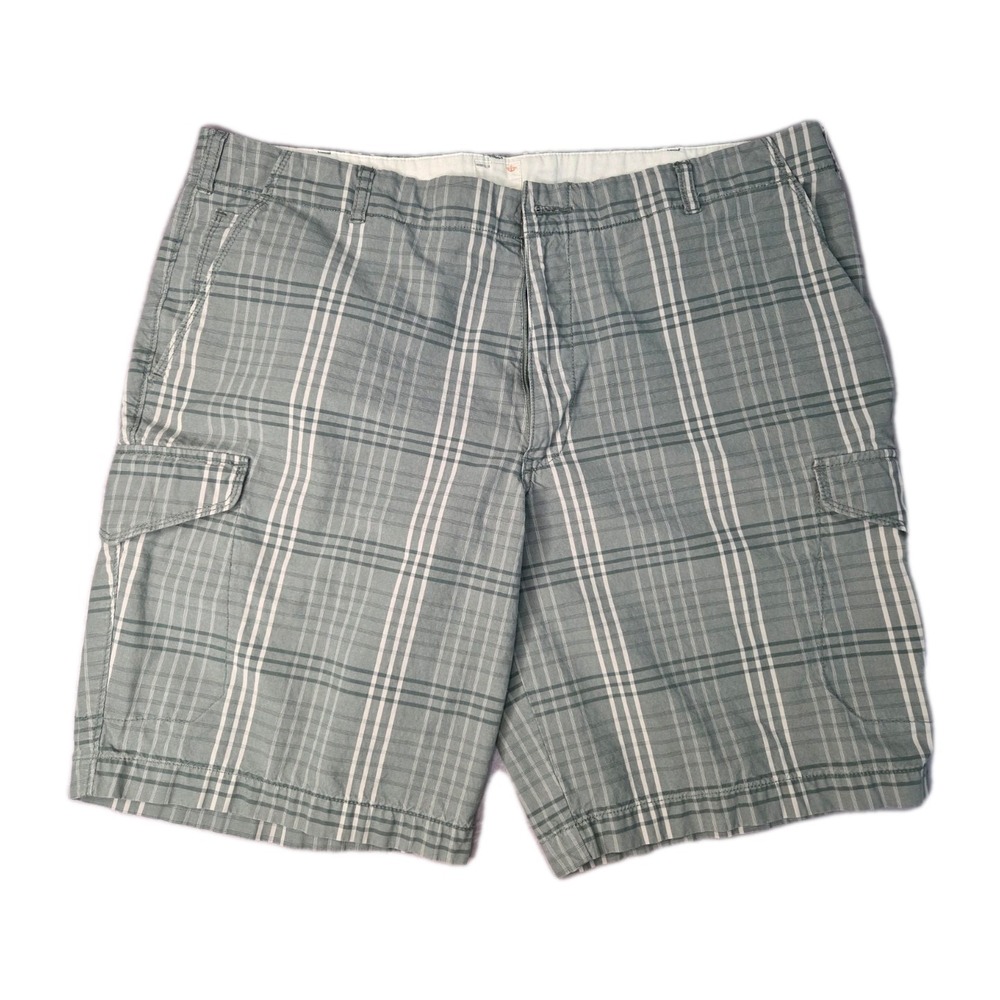 Dockers Mens‎ Green Plaid Golf Shorts . Size 38. 100% Cotton.